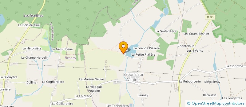 localisation de l'entreprise MONSIEUR PIERRE-LOUIS GUILLOUX  CHATEAUBOURG