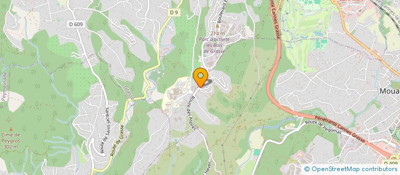 localisation de l'entreprise MONSIEUR PIERRE LOUIS JOLICARD  MOUANS-SARTOUX