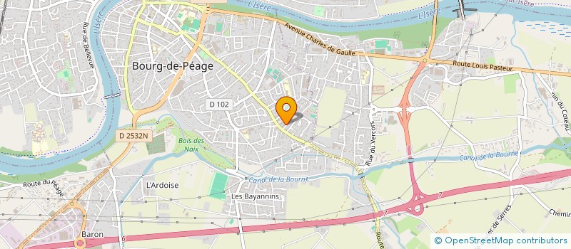 localisation de l'entreprise MONSIEUR PIERRE-LOUIS LAME  BOURG-DE-PEAGE