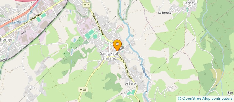 localisation de l'entreprise MONSIEUR PIERRE-LOUIS LEVE  SAINT-PAUL-EN-JAREZ