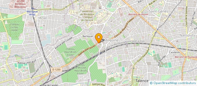 localisation de l'entreprise MONSIEUR PIERRE-LOUIS LHOTELLIER  TALENCE