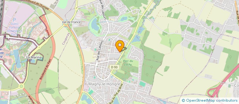 localisation de l'entreprise MONSIEUR PIERRE-LOUIS MAGNANI  MAGNY-LE-HONGRE