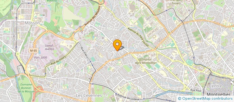 localisation de l'entreprise MONSIEUR PIERRE LOUIS MARSAC à MONTPELLIER