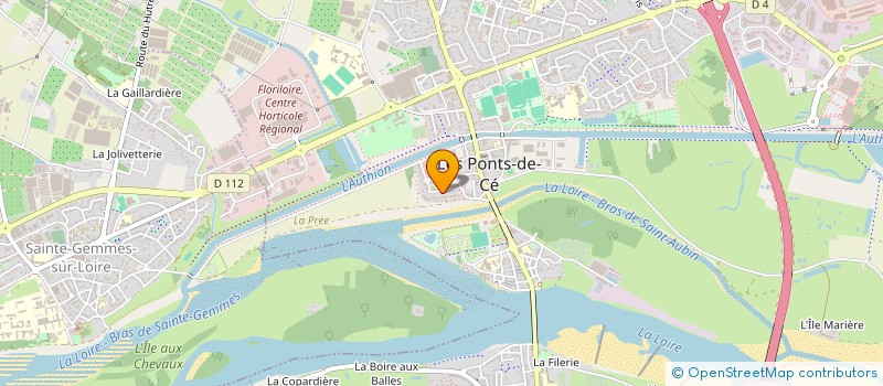 localisation de l'entreprise MONSIEUR PIERRE-LOUIS PETIT  LES PONTS-DE-CE