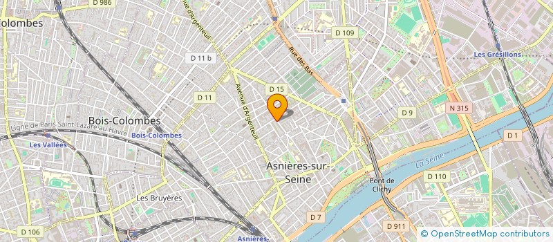 localisation de l'entreprise MONSIEUR PIERRE-LOUIS PIGE à ASNIERES-SUR-SEINE