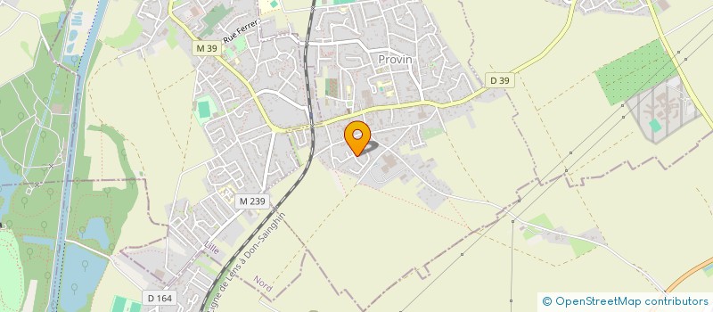 localisation de l'entreprise MONSIEUR PIERRE-LOUIS POTTIER  PROVIN