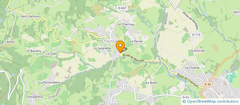 localisation de l'entreprise MONSIEUR PIERRE-LOUIS RAYMOND  CHAUSSAN