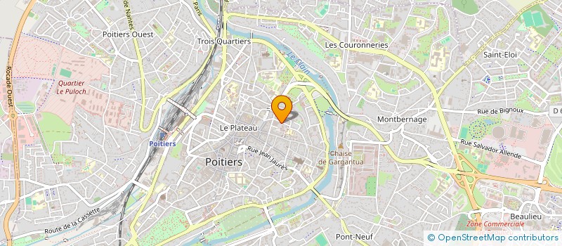 localisation de l'entreprise MONSIEUR PIERRE-LOUIS ROGER  POITIERS