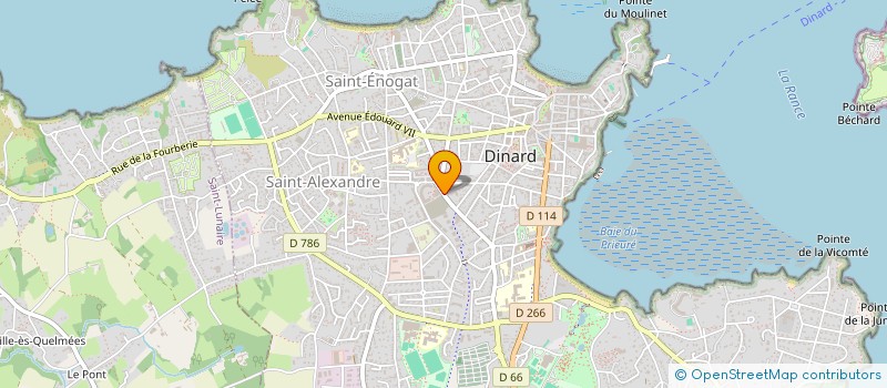 localisation de l'entreprise MONSIEUR PIERRE-LOUIS ROGEZ  DINARD