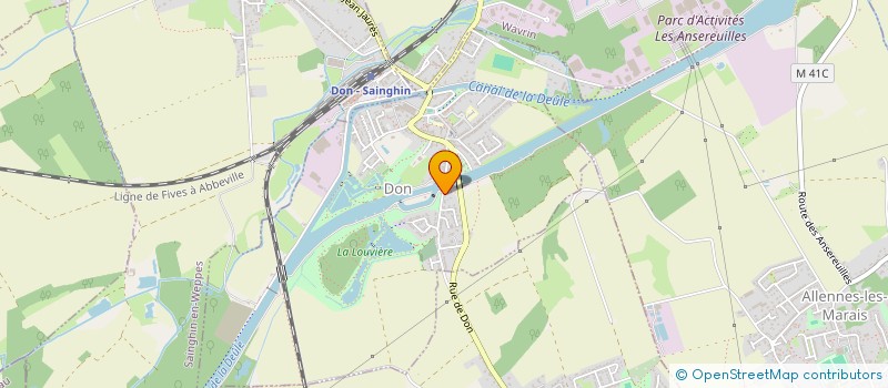 localisation de l'entreprise MONSIEUR PIERRE-LOUIS SENECHAL  DON