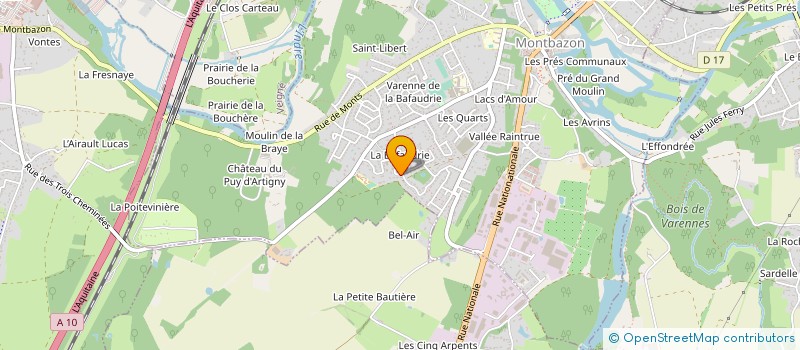 localisation de l'entreprise MONSIEUR PIERRE-LOUIS STENGER  MONTBAZON