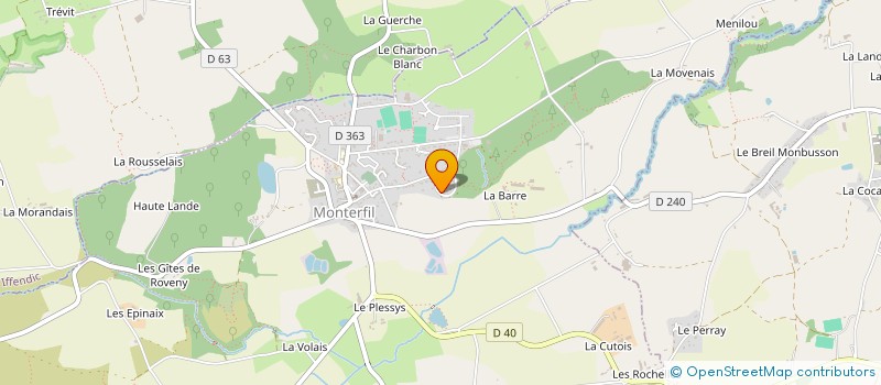 localisation de l'entreprise MONSIEUR PIERRE-LOUIS THOMAS  MONTERFIL