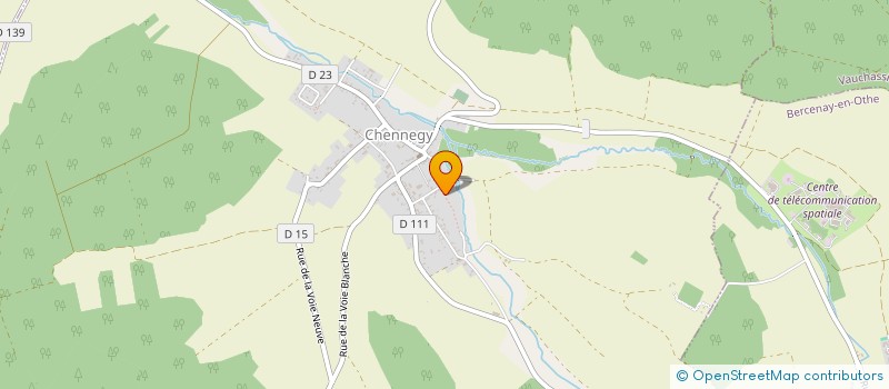 localisation de l'entreprise MONSIEUR PIERRE LOUIS TURQUIN  CHENNEGY