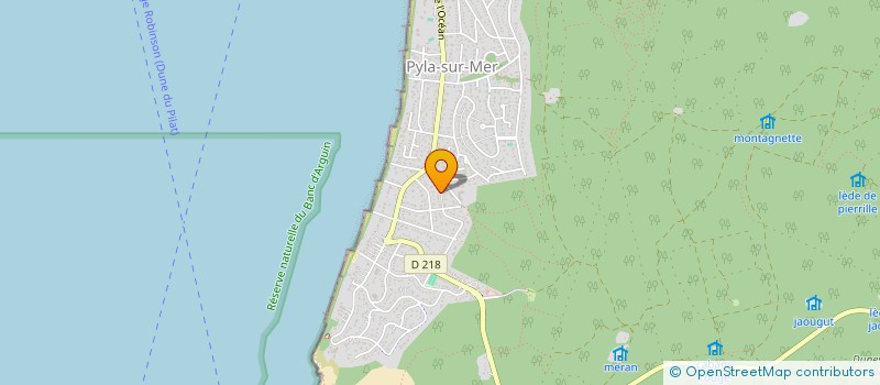 localisation de l'entreprise MONSIEUR PIERRE LOUPIT  LA TESTE-DE-BUCH