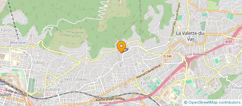 localisation de l'entreprise MONSIEUR PIERRE LOUSSIER  TOULON