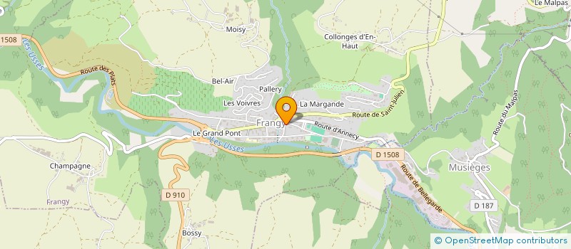 localisation de l'entreprise MONSIEUR PIERRE LOUVRIER  FRANGY