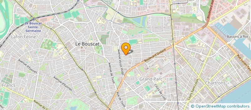 localisation de l'entreprise MONSIEUR PIERRE LOZE  LE BOUSCAT