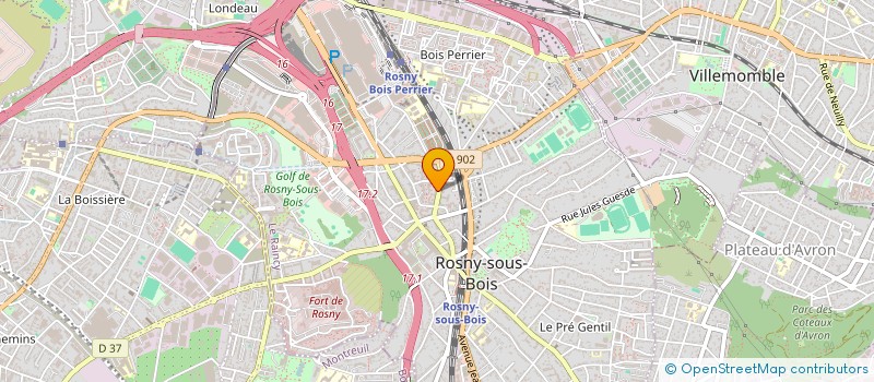 localisation de l'entreprise MONSIEUR PIERRE LUC à ROSNY-SOUS-BOIS