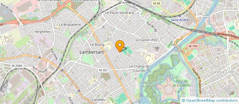 localisation de l'entreprise MONSIEUR PIERRE-LUC DEBOURSE à LAMBERSART