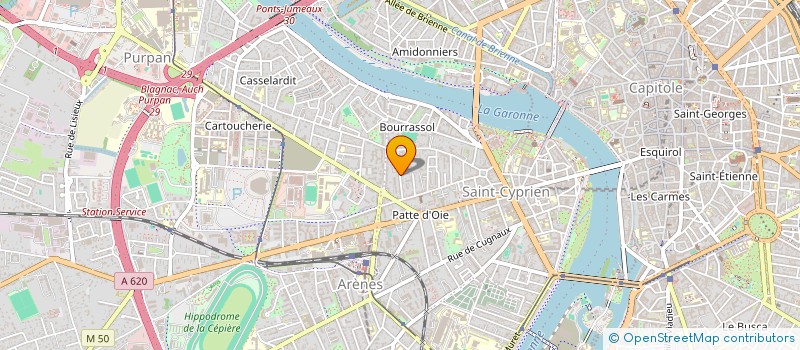 localisation de l'entreprise MONSIEUR PIERRE-LUC L'HERMITE  TOULOUSE