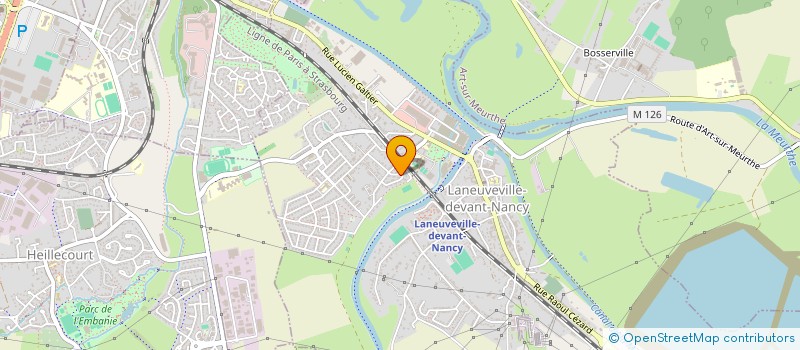 localisation de l'entreprise MONSIEUR PIERRE-LUC RENAUD  LANEUVEVILLE-DEVANT-NANCY