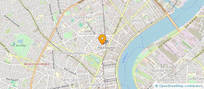 localisation de l'entreprise MONSIEUR PIERRE LUCAS  BORDEAUX