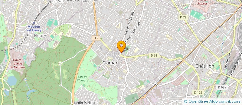localisation de l'entreprise MONSIEUR PIERRE LUCE à CLAMART