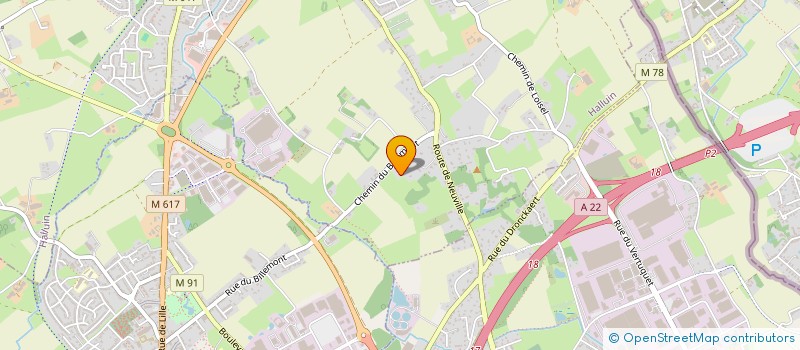 localisation de l'entreprise MONSIEUR PIERRE LUCIDARME  HALLUIN