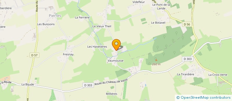 localisation de l'entreprise MONSIEUR PIERRE-LUCIEN MENARD  VALDALLIERE