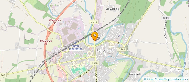 localisation de l'entreprise MONSIEUR PIERRE-LUDOVIC JAMBARD à RUFFEC