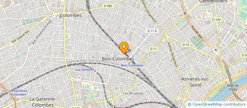 localisation de l'entreprise MONSIEUR PIERRE LYS à BOIS-COLOMBES