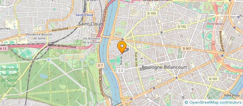 localisation de l'entreprise MONSIEUR PIERRE M BARGA à BOULOGNE-BILLANCOURT