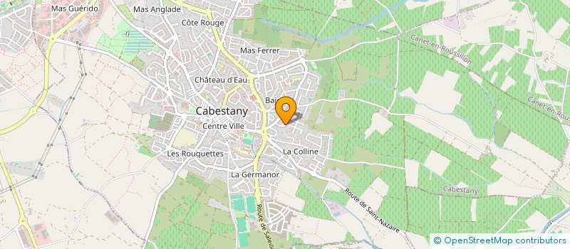 localisation de l'entreprise MONSIEUR PIERRE MACABIES  CABESTANY