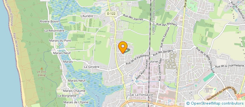localisation de l'entreprise MONSIEUR PIERRE MACE à LES SABLES D'OLONNE