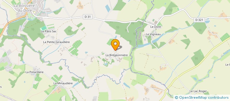 localisation de l'entreprise MONSIEUR PIERRE MACE à LA BOISSIERE-DU-DORE
