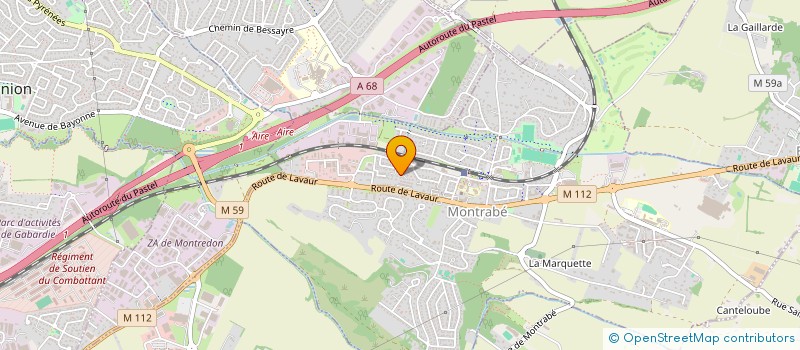 localisation de l'entreprise MONSIEUR PIERRE MADER à MONTRABE