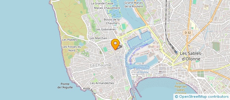 localisation de l'entreprise MONSIEUR PIERRE MAESTRIPIERI  LES SABLES D'OLONNE