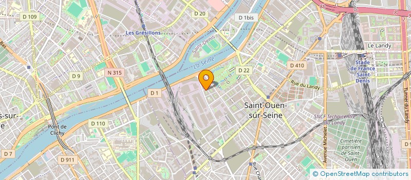 localisation de l'entreprise MONSIEUR PIERRE MAGDELAINE-GUILLOT DE SUDUIRAUT à SAINT-OUEN-SUR-SEINE