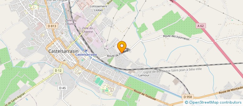 localisation de l'entreprise MONSIEUR PIERRE MAGNAC  CASTELSARRASIN