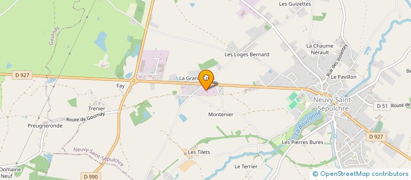 localisation de l'entreprise MONSIEUR PIERRE MAGNANI à NEUVY-SAINT-SEPULCHRE