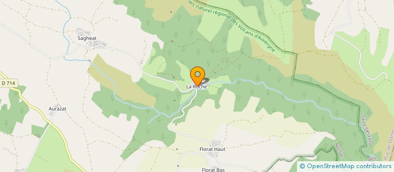 localisation de l'entreprise MONSIEUR PIERRE MAGNE  LA CHAPELLE-MARCOUSSE