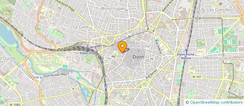 localisation de l'entreprise MONSIEUR PIERRE MAGNIN à DIJON