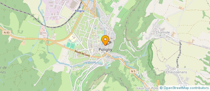 localisation de l'entreprise MONSIEUR PIERRE MAGNON  POLIGNY
