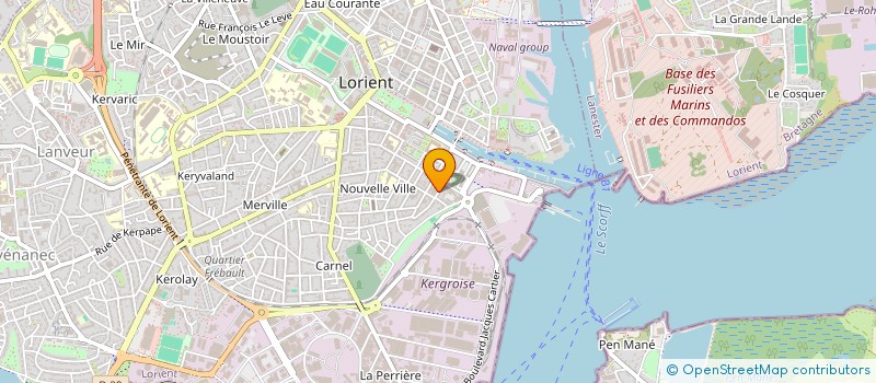 localisation de l'entreprise MONSIEUR PIERRE MAGROU  LORIENT