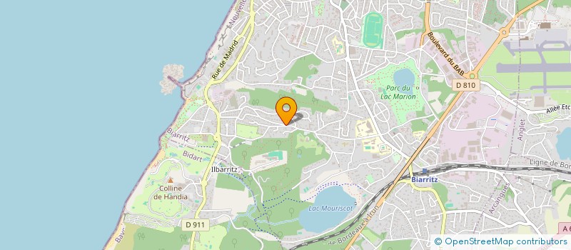 localisation de l'entreprise MONSIEUR PIERRE MAHE à BIARRITZ