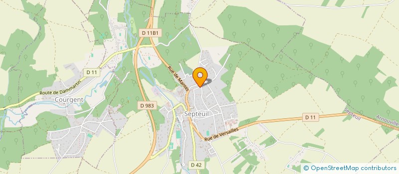 localisation de l'entreprise MONSIEUR PIERRE MAHE  SEPTEUIL