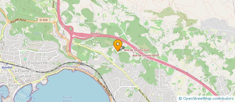 localisation de l'entreprise MONSIEUR PIERRE MAHOT  SANARY-SUR-MER