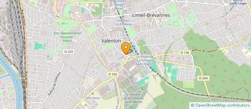 localisation de l'entreprise MONSIEUR PIERRE MAIGROT à VALENTON