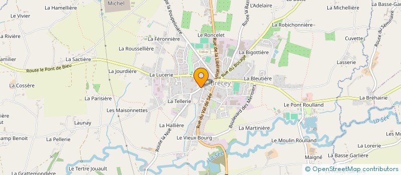 localisation de l'entreprise MONSIEUR PIERRE MAILLARD  LA CHAPELLE-UREE