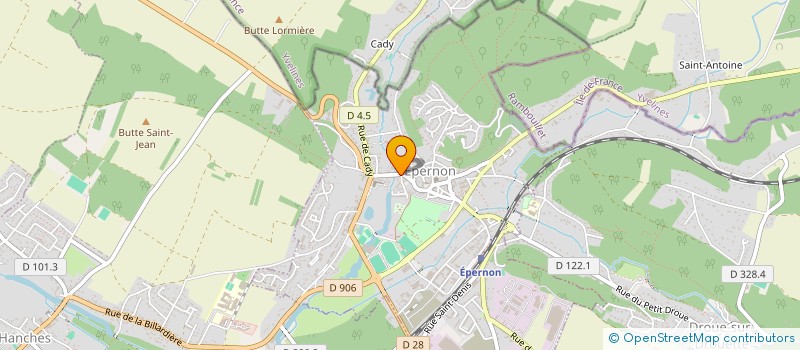 localisation de l'entreprise MONSIEUR PIERRE MAILLART à EPERNON